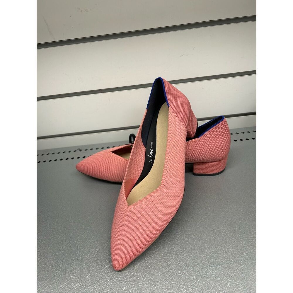 Rothy’s Women’s The High Point In Love Insole In Tulip Pink Preppy Sz 10.5 US